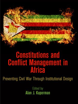 cover image of Constitutions and Conflict Management in Africa